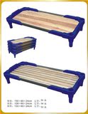 直销幼儿园床午睡床塑料床婴儿床宝宝床单人床儿童床小床拆装叠
