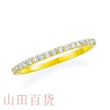 黄金日本正品代购排钻钻石 tsutsumi10k戒指细戒精致百搭精包装