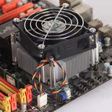 热卖超静音 1155 1150 1156 I3I5台式机电脑CPU风扇散热器4针调速