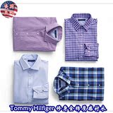 Tommy Hilfiger汤米修身款男士商务休闲长袖衬衫衬衣美国正品代购