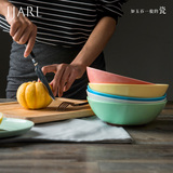 亿嘉家用个性蔬菜沙拉碗大号西餐具创意陶瓷甜品碗可爱日式糖水碗
