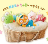 韩国正品Pororo宝露露暖手宝靠垫 抱枕 卡通 玩偶 娃娃 玩具