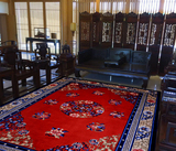 经典新中式水洗纯羊毛家用地毯别墅会所定制客厅茶几卧室床前地毯