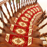 欧式楼梯垫楼梯踏步垫免胶自粘脚垫楼梯红地毯防滑垫地垫转角定做