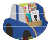 幼儿园亲子园儿童玩具柜储物柜收纳柜收拾架 小汽车造型书架Q