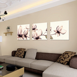 客厅沙发后的装饰画 墙上挂画 白玉兰 卧室床头 现代简约壁画无框