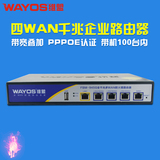 WAYOS维盟 FBM-945G 4WAN口全千兆企业上网行为认证管理路由器
