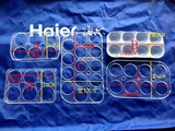 海尔原装正品冰箱配件蛋盒 鸡蛋架鸡蛋搁物架 14.8.4孔透明鸡蛋盒