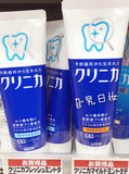 日本代购正品LION狮王酵素牙膏除牙垢口臭清新美白护齿抗敏感130g