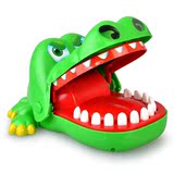 意哲创意咬手指鲨鱼鳄鱼亲子互动玩具咬人玩具减压按牙齿整蛊创