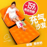 沙发床垫阳台气垫沙发休闲午休椅新品单人植绒面多功能折叠充气