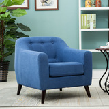 杰尼特布艺沙发组合客厅小户型单人沙发椅咖啡厅双人沙发简易