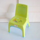 茶花儿童专用靠背椅子塑料凳子可爱防滑矮凳宝宝座椅加厚椅子0821