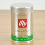 原装进口意大利illy咖啡粉 意利咖啡粉 低因咖啡粉250g纯黑咖啡粉