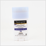 美国Neutrogena Ultra Sheer露得清清透脸部身体防晒棒SPF70 42G