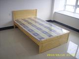定做宿舍实木床 职工床 单人床公寓床1.2米宿舍床 1.5米双人床