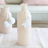 圣诞礼物 美式乡村玻璃小花瓶桌面装饰品创意摆件 花瓶套装组合