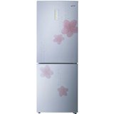 LG GR-Q21DGF双开门冰箱白色面板桃花恋花纹对开门电脑控温