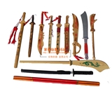 特价儿童玩具刀剑 木刀木剑 玩具刀剑兵器 龙泉宝剑未开刃 道具