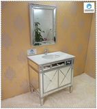 洗手柜浴室柜 玻璃洗手台镜面家具卫浴柜新古典后现代家具定制