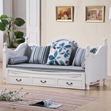 宜家沙发床 实木沙发床 小户型推拉沙发床 两用 储物多功能沙发床