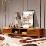 聚源品现代新中式实木客厅卧室电视柜地柜简约中式2米地柜电视桌