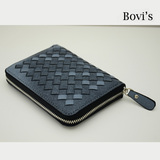 最新潮BOVI'S 真皮多功能男女式锁匙包精品拉链汽车钥匙包零钱包