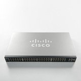 Cisco思科交换机48口千兆网络智能分流器集线器SG200-50 二手促销