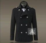 德国二战将军短款男士大衣 高档羊毛呢 T108
