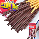 韩国食品 乐天红巧克力棒手指饼干52g 光棍威化饼干休闲零食/AM17