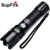 新款Supfire神火强光手电筒LED远射USB可充电式防水家用骑行灯