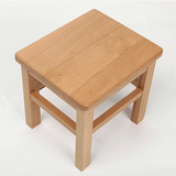 简约时尚 榉木小方凳 实木矮凳 小板凳 换鞋凳茶几凳沙发凳子包邮