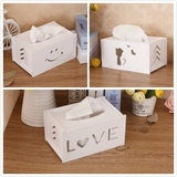 创意桌面纸巾盒客厅抽纸盒纸抽盒欧式家用卫生纸盒遥控器收纳盒