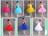 新款特价粉色公主裙儿童迪士尼表演服装女童芭蕾舞演出服公主裙