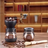 全身水洗手动咖啡磨豆机 手摇咖啡研磨机 家用小型咖啡机  粉碎机