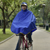 成人自行车雨衣男女学生单车骑行 透明大帽檐防风带反光单人雨披