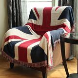 A/D 英国米字旗地毯薄毯飘窗毯沙发巾床盖外贸客厅地毯卧室壁毯