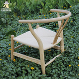 水曲柳实木Y椅骨叉椅 Ychair北欧设计休闲围椅子榉木餐椅扶手圈椅