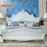 欧式床双人床公主床 法式床 现代简约橡木床1.8米成人床家具床类