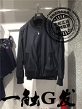 GXG男装16新款秋季长袖修身休闲时尚黑色百搭收口袖夹克63121065