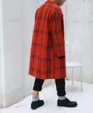 Muro's aw15 独立设计男装新品 北欧复古加厚毛呢大衣