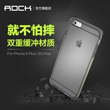 ROCK 苹果6Splus手机壳5.5防摔iPhone6 Plus保护套创意硅胶透明潮