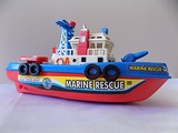 热销万件儿童电动玩具船模型电动轮船戏水船模型消防船28.80包邮