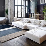 时尚中式简约地毯客厅沙发茶几地毯卧室床边床尾手工晴纶地毯定制