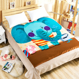 卡通珊瑚绒床单 单件双人床1.5米床儿童学生宿舍单人床单加厚保暖