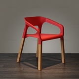 促销时尚个性北欧宜家创意设计师简约现代扶手单人餐椅休闲椅子