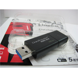 金士顿128G U盘DT100G3 USB3.0商务伸缩办公高速