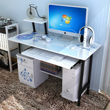 长100 120cm宽52双层抽屉书柜电脑桌 台式家用办公桌简约现代书桌