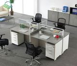 上海办公家具厂家直销四人办公桌六人屏风工作位职员桌员工桌定制