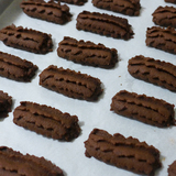 黑巧克力曲奇 自制烘焙食品 纯手工饼干低糖200G 无添加